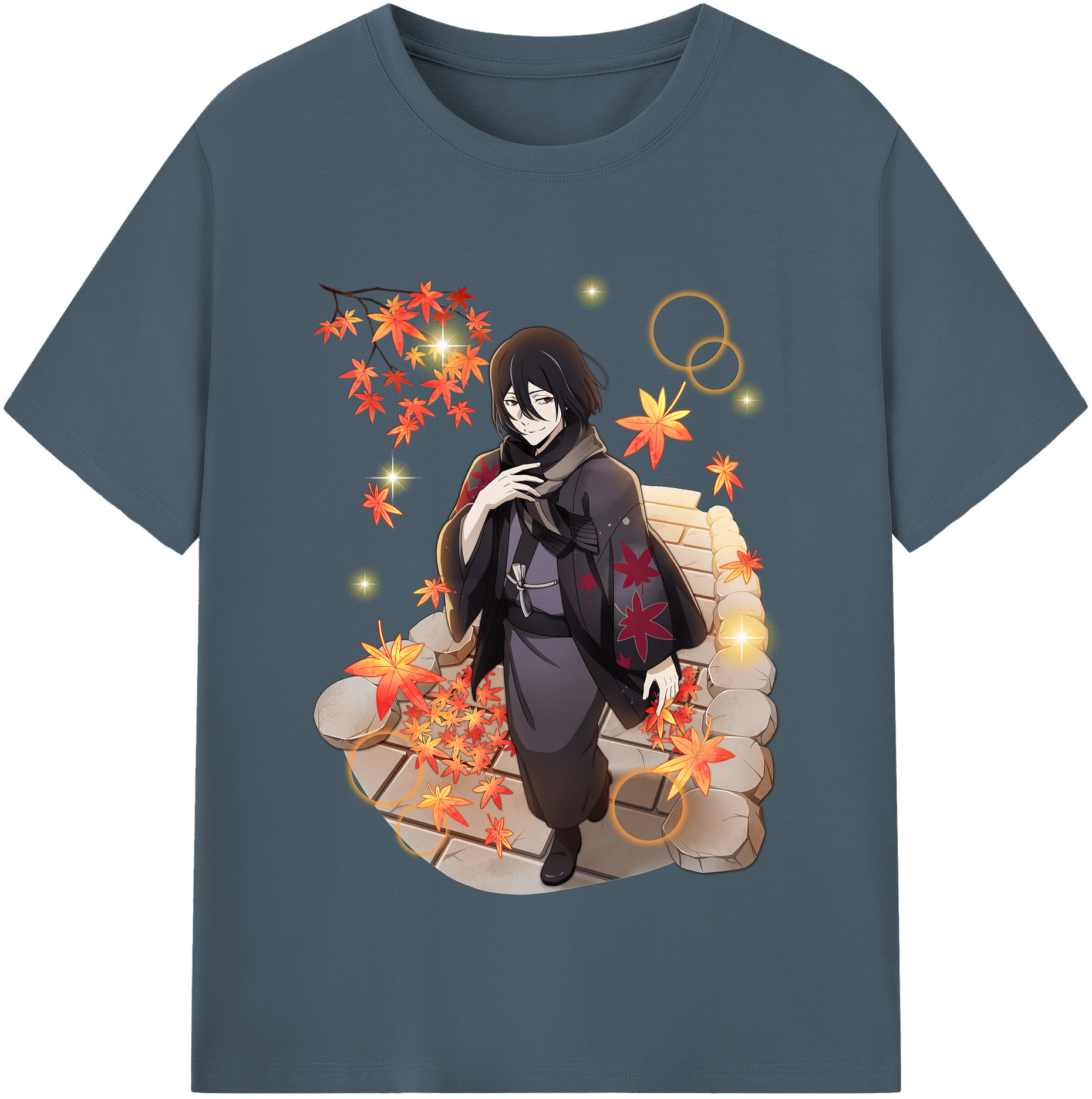 （画像用） 文豪ストレイドッグス Bungo Stray Dogs 綿100％半袖Tシャツ（フロントプリント）